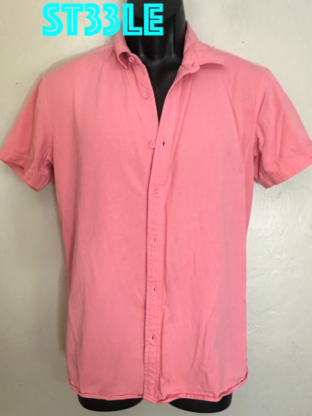 Steele Stretch Short Sleeve Shirt Medium Gently worn 95% cotton/5% elastane